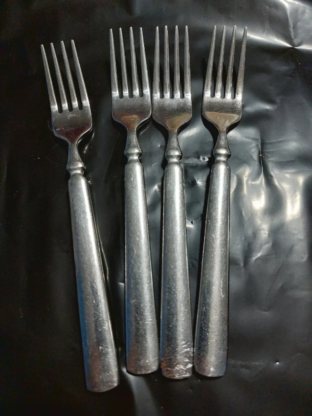 Martha Stewart EMPIRE MSE Stainless Flatware Forks Lot Of 4